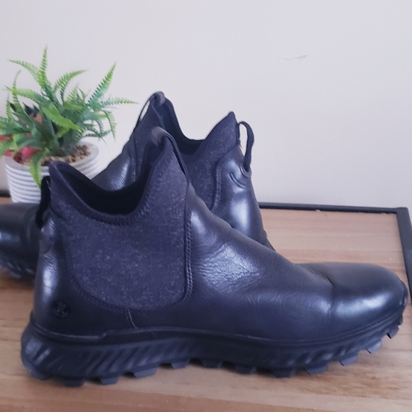 ECCO Exostrike Rivel Yak Leather Women's Chelsea  Boots Dark Navy - 39 EUR - Picture 10 of 17